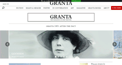 Desktop Screenshot of granta.com