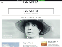 Tablet Screenshot of granta.com